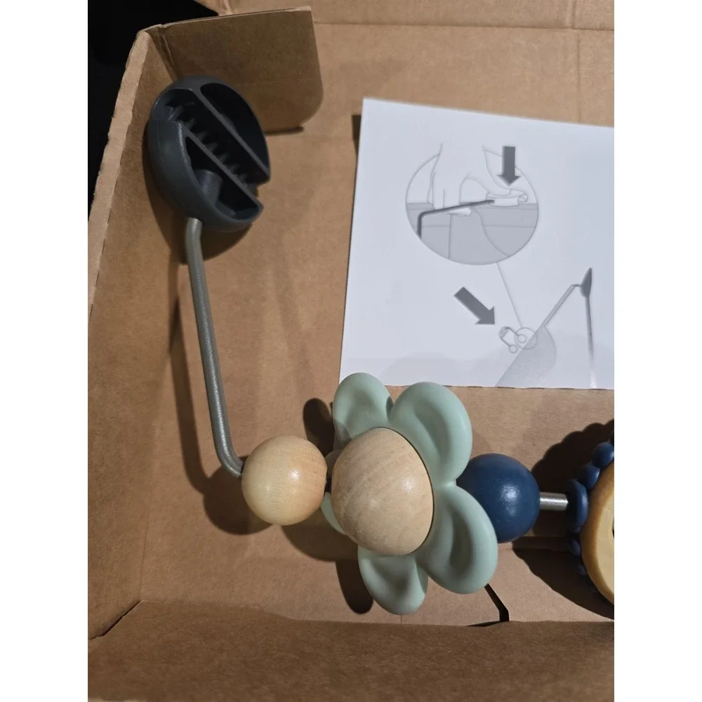BabyBjörn Baby Bjorn Googly Eyes Pastel Accessory Toy Bar for Bouncer Open Box
